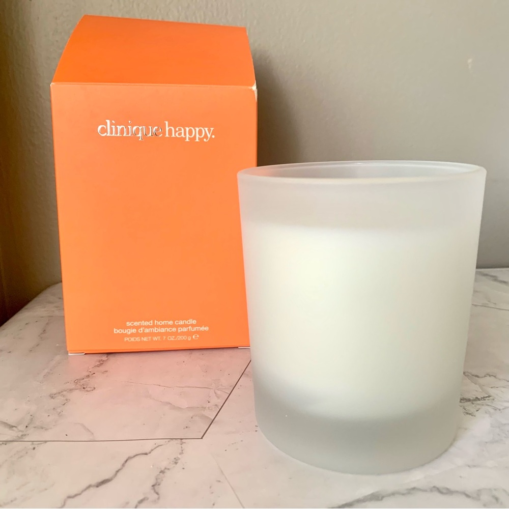 Clinique Happy Scented Home Candle Limited Edition - 7 oz / 200 g  Large size